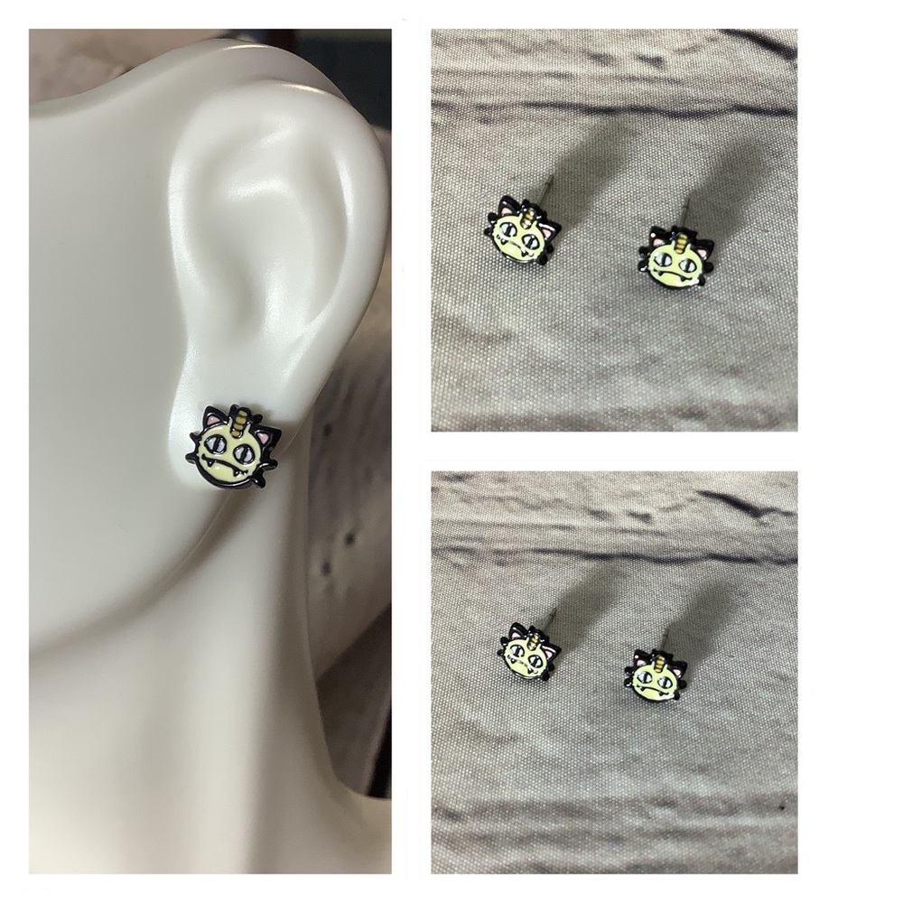 Poke-man Stud Earrings